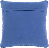 Efeler Navy Crochet Throw Pillow - Clearance