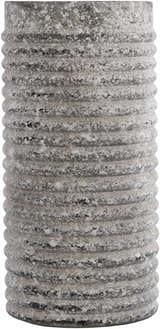 Polopina Gray Textured Cylindrical Decor - Clearance