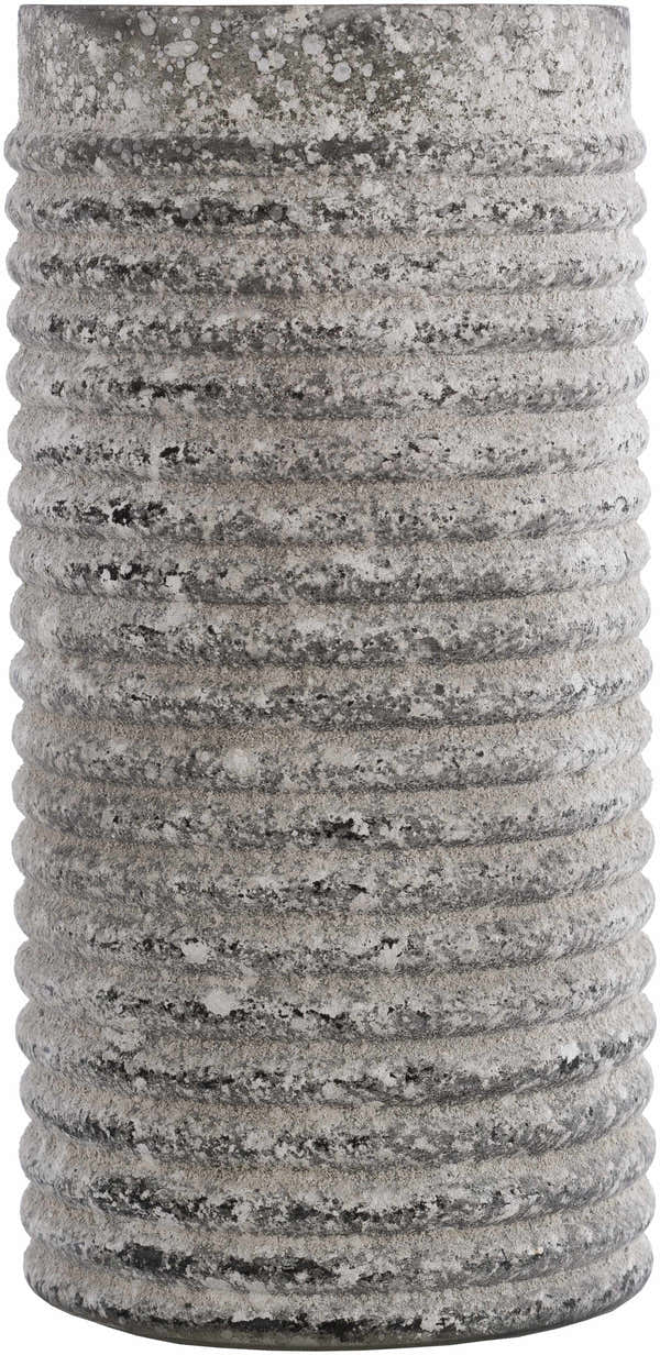 Polopina Gray Textured Cylindrical Decor - Clearance