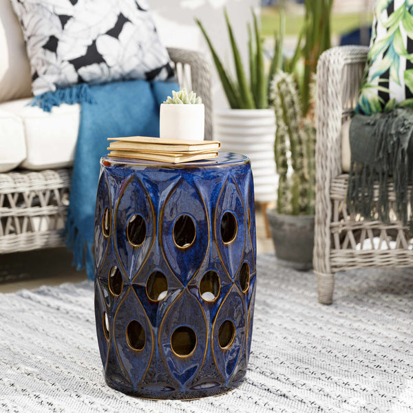 Guinabsan Blue Ceramic Stool Table