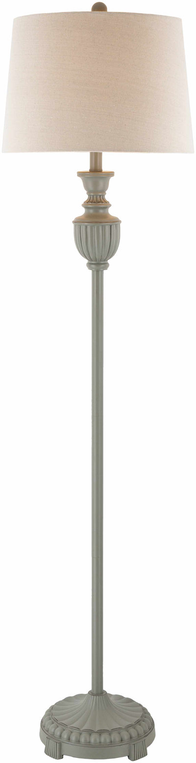 Nelspruit Gray Resin Floor Lamp