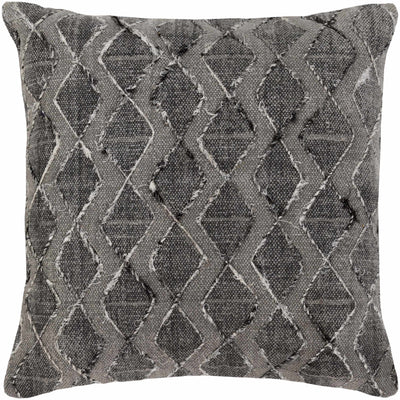 Ellettsville Gray Diamond Pattern Throw Pillow - Clearance