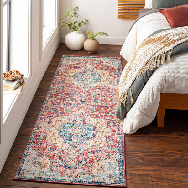 Simsbury Red Area Rug