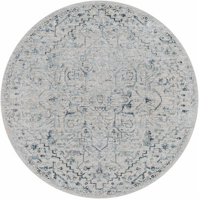 Embsay Teal Medallion Area Rug