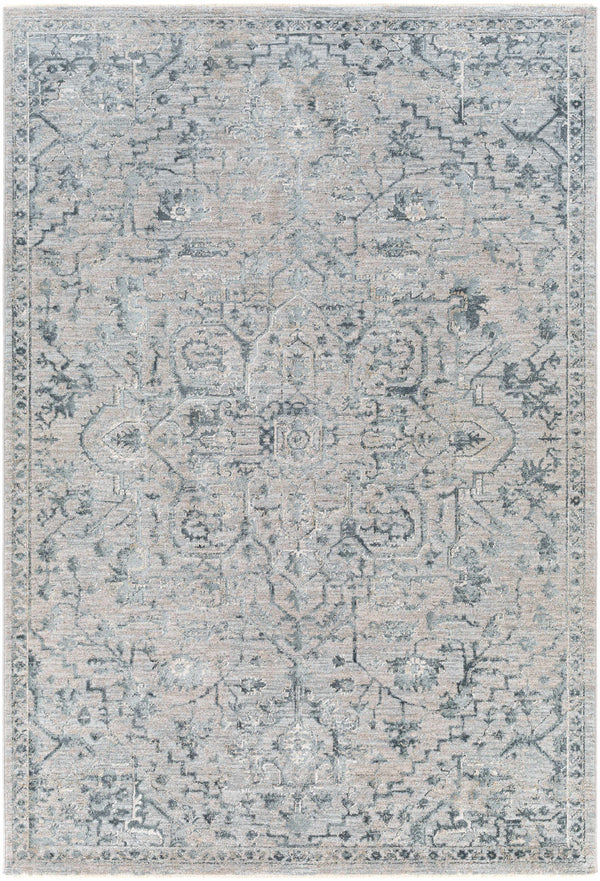 Embsay Teal Medallion Area Rug