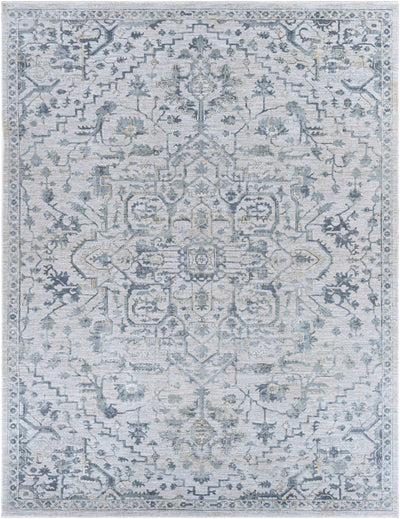 Embsay Teal Medallion Area Rug