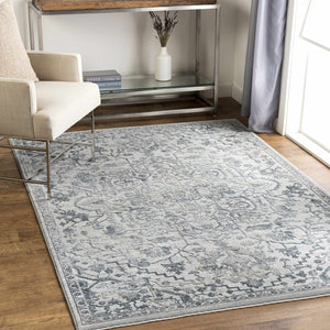 Embsay Teal Medallion Area Rug