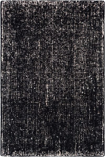 Zanoni Black Wool Area Rug