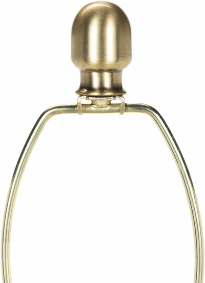 Emet Ribbed Glass Brass Table Lamp