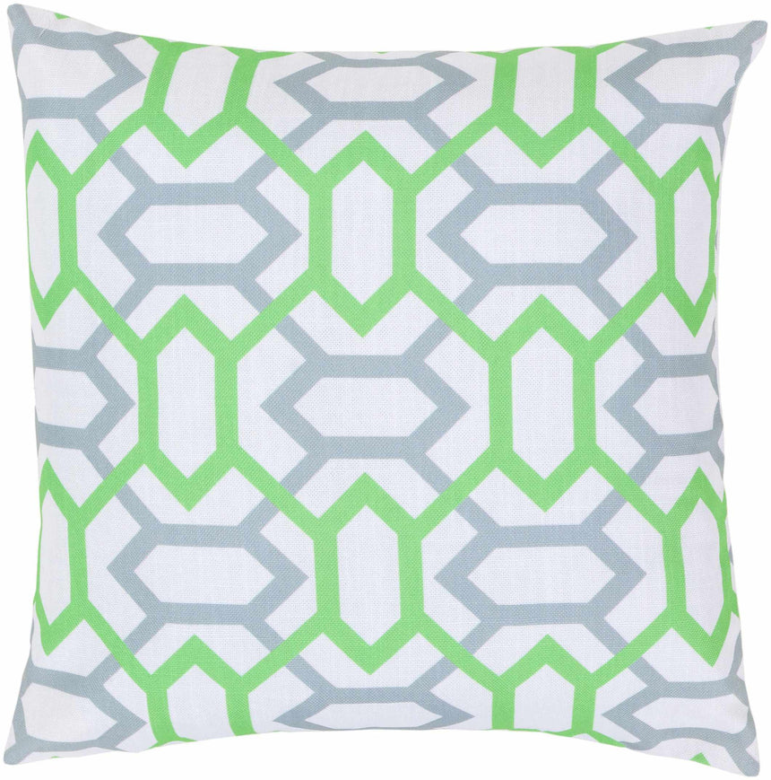 Emmaus Green Geometric Accent Pillow - Clearance