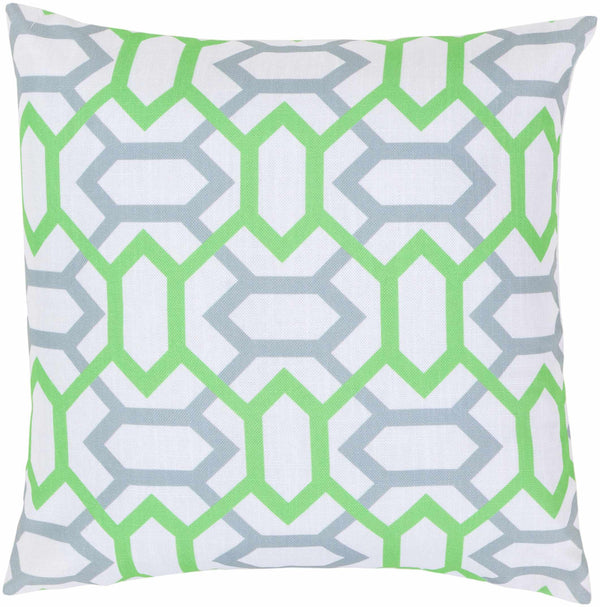 Emmaus Green Geometric Accent Pillow - Clearance