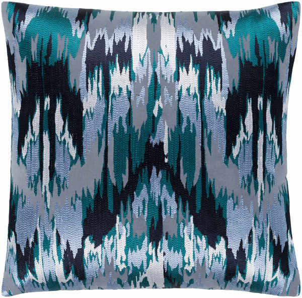 Encino Navy & Teal Gradient Accent Pillow - Clearance