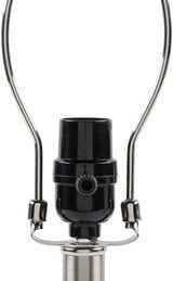 Enetai Glass White Table Lamp