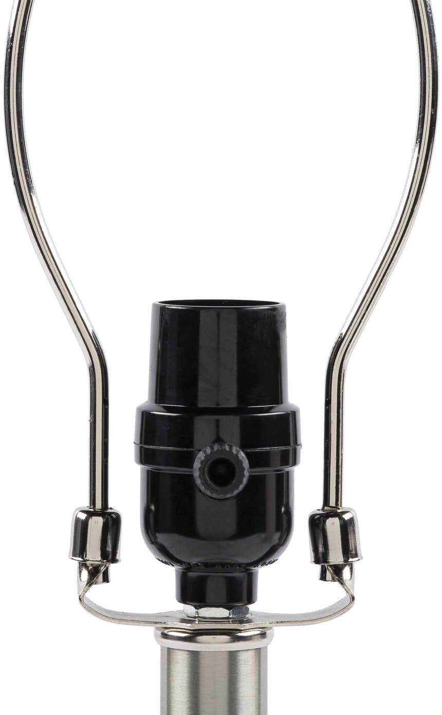Enetai Glass White Table Lamp