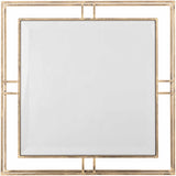 Entablado Gold Iron Wall Mirror