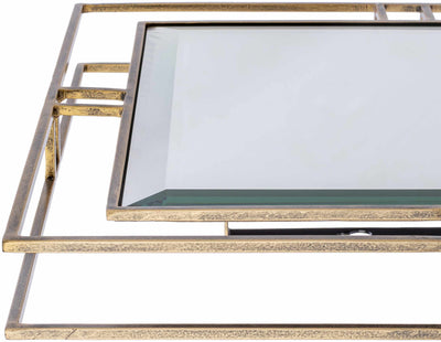 Entablado Gold Iron Wall Mirror