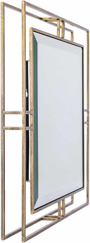 Entablado Gold Iron Wall Mirror