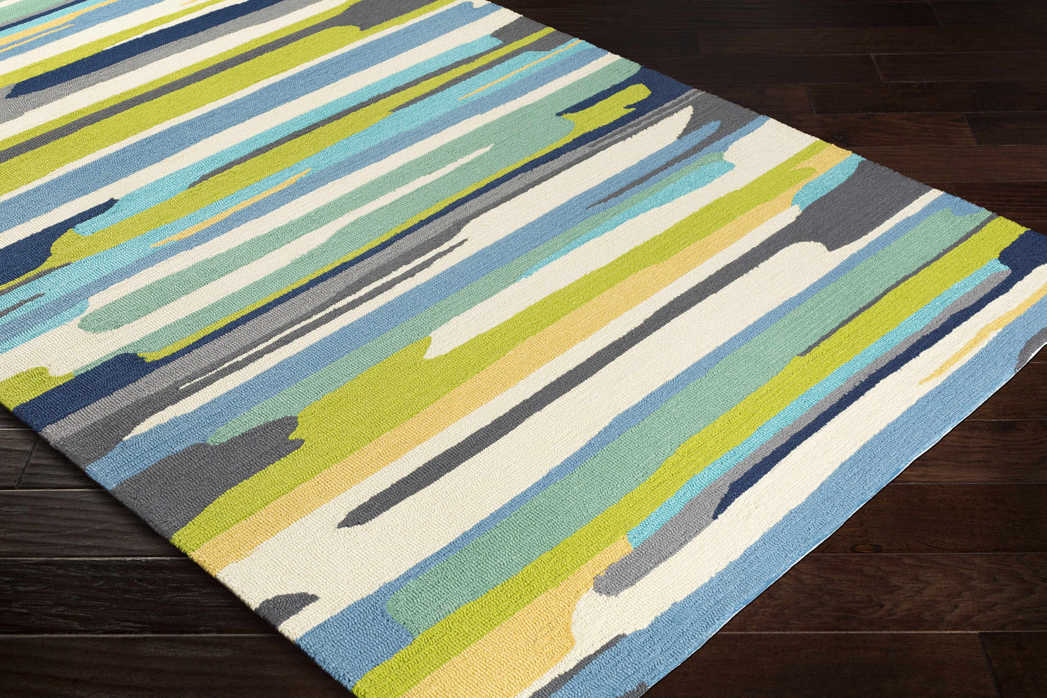 Ephrata Colorful Blue Rug - Clearance