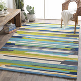 Ephrata Colorful Blue Rug - Clearance