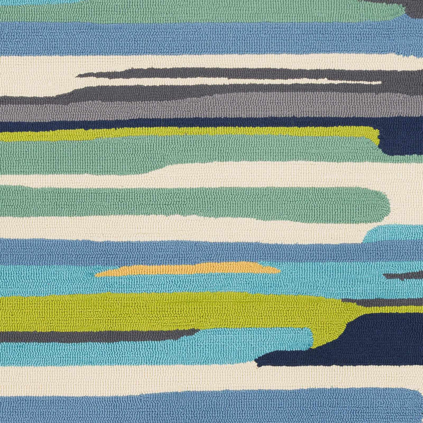 Ephrata Colorful Blue Rug - Clearance