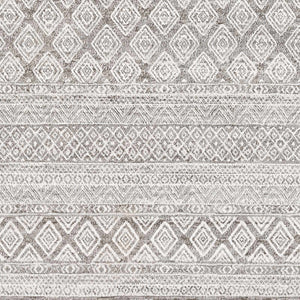 Epps White/Gray Trellis Rug - Clearance