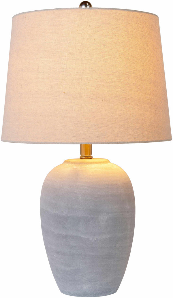 Khoi Brass Glass Table Lamp