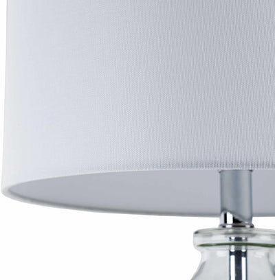 Erzurum Glass White Table Lamp