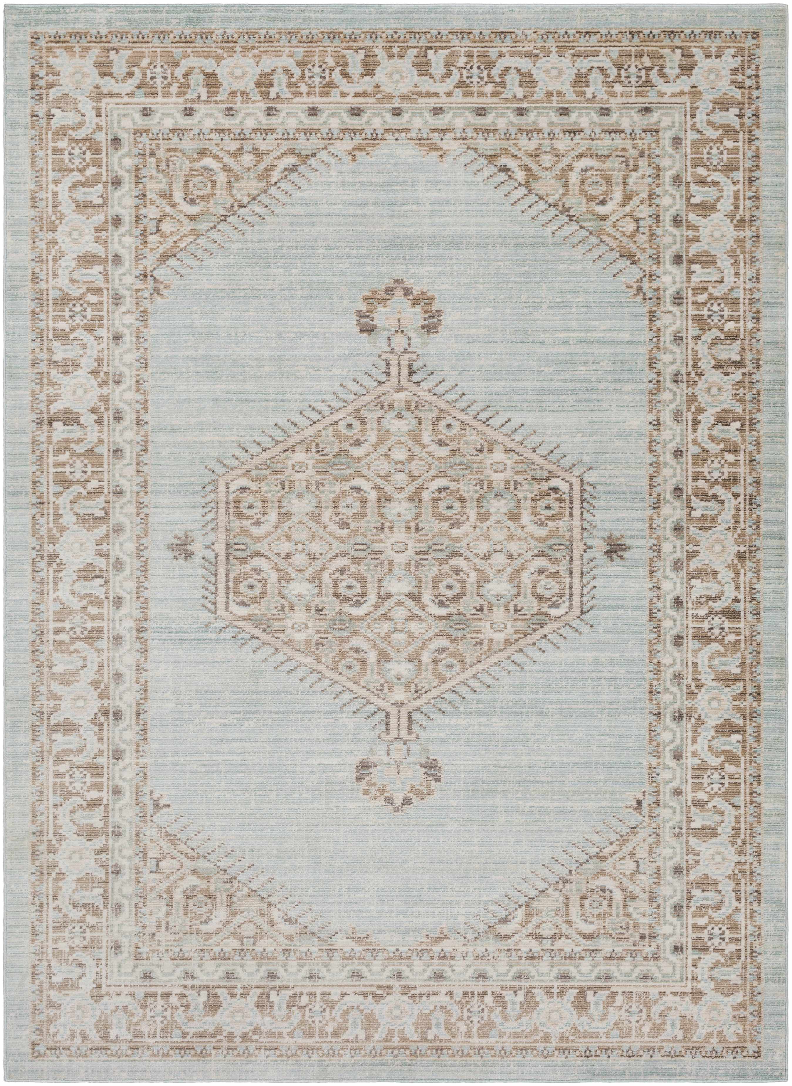 Reverse side of Escoheag Area Rug - Clearance, focusing on underside structure and material.Traditional Area Rug Backing  * 5'3" x 7'3" Rectangle