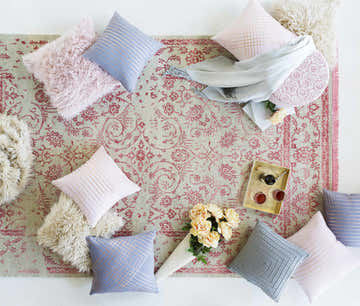 Pledger Geometric Gold Accents Throw Pillow - Clearance