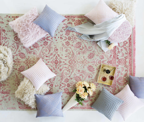 Pledger Geometric Gold Accents Throw Pillow - Clearance