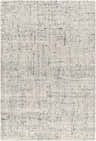 Close-up of the Estella Area Rug showing its cream, gray, and black contemporary design and hand-tufted wool texture. Design-Rectangle-576