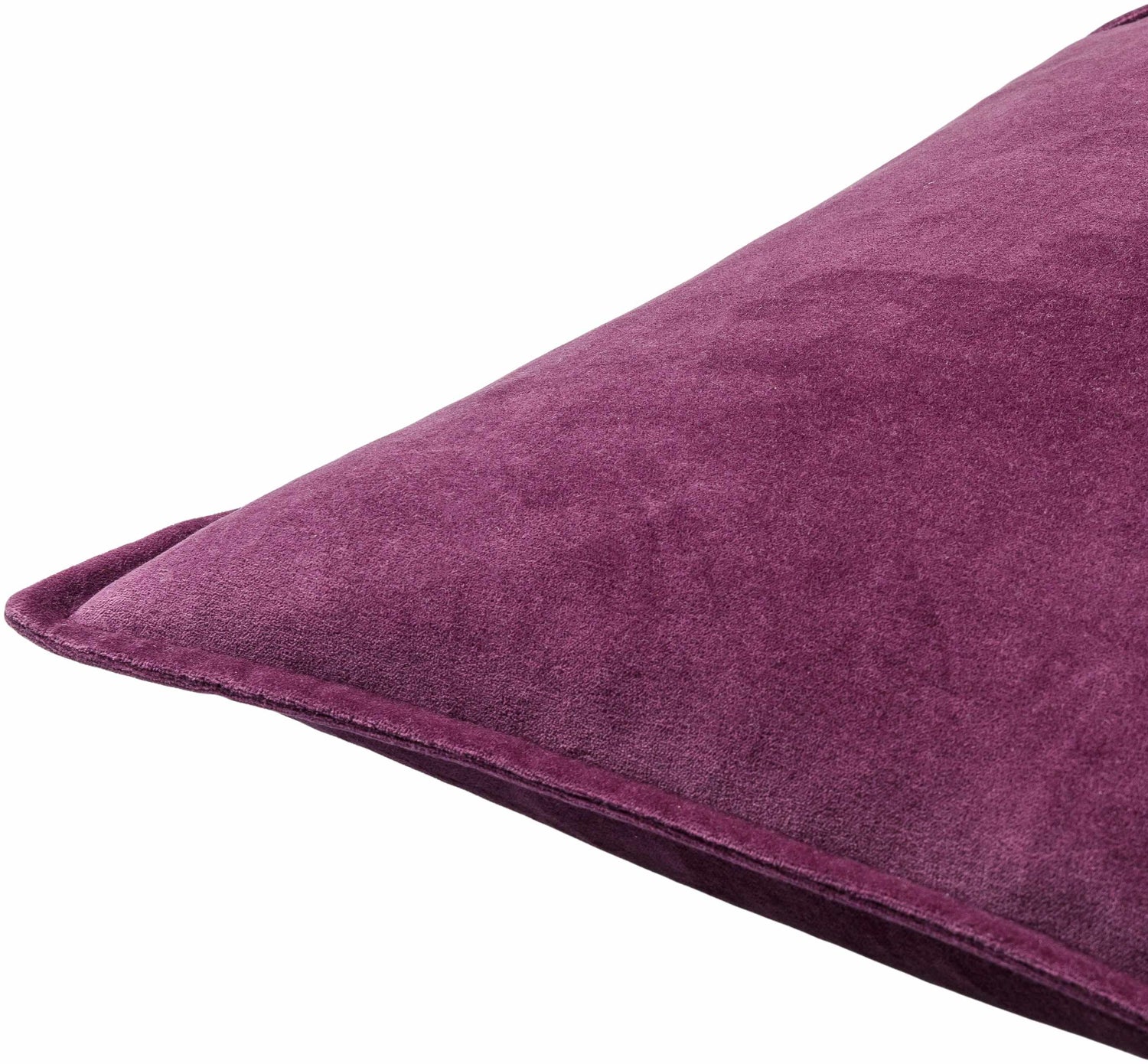 Eugene Dark Purple Square Throw Pillow