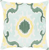 Eumemmerring Yellow Green Abstract Accent Pillow - Clearance