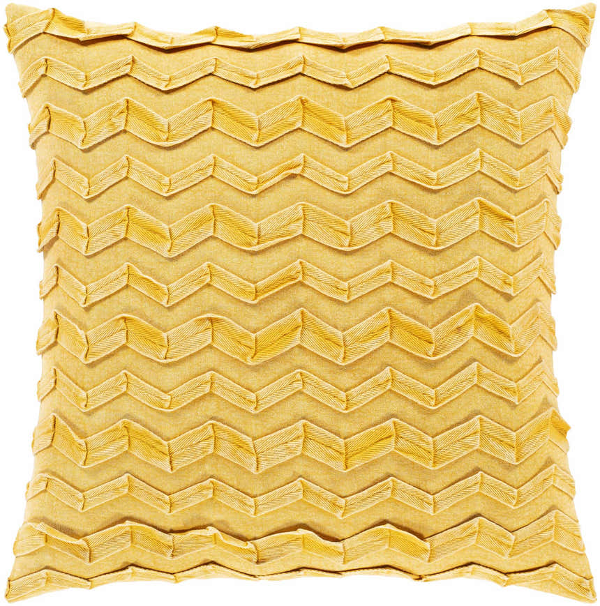 Eutaw Saffron Square Throw Pillow - Clearance