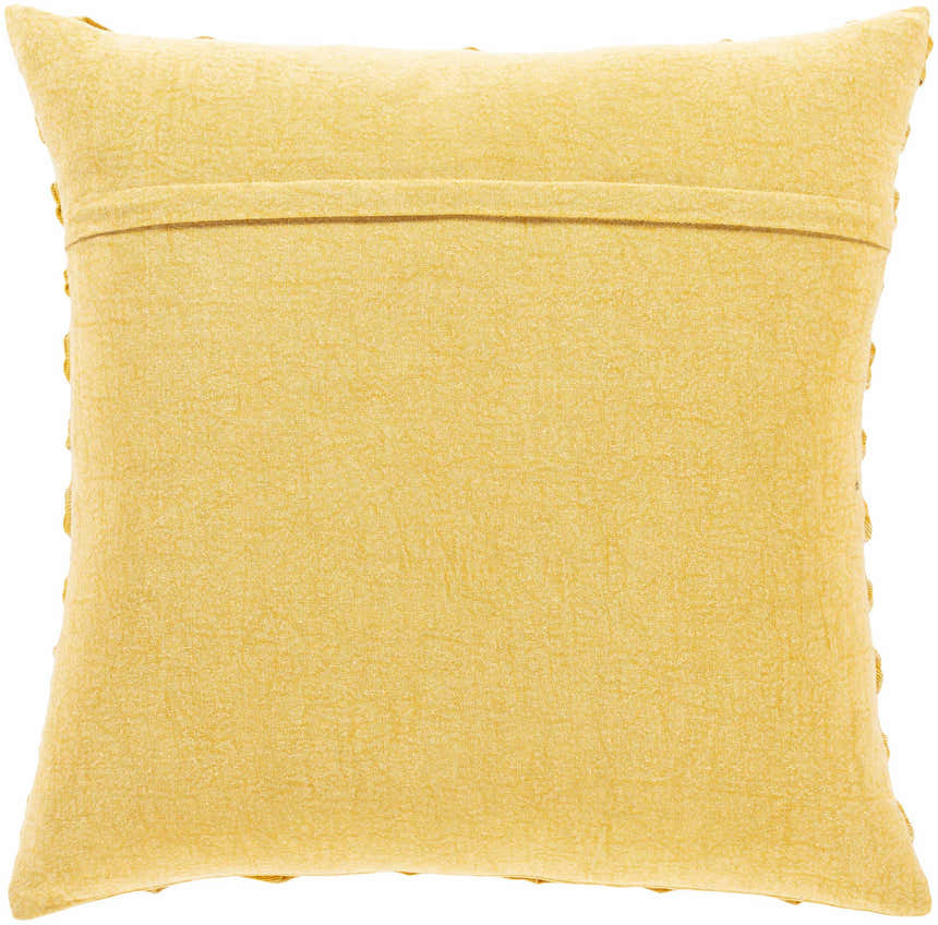 Eutaw Saffron Square Throw Pillow - Clearance