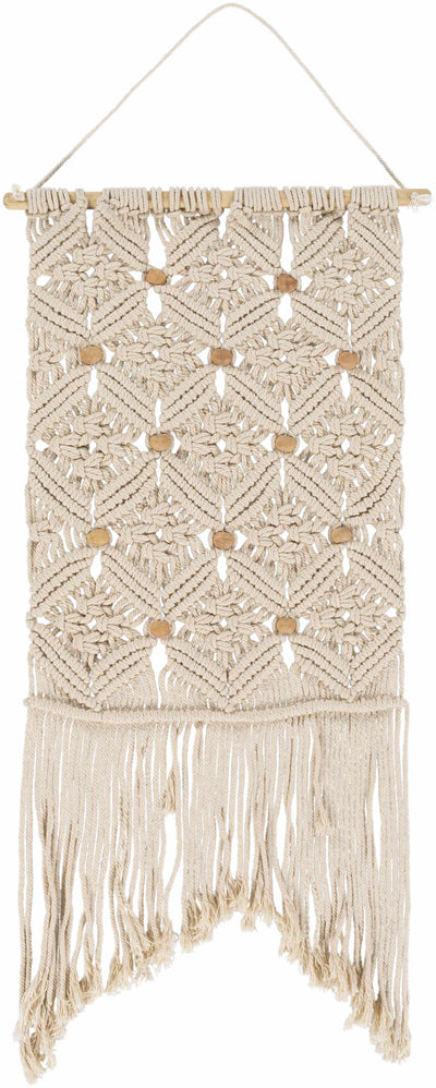 Ever Beige Boho Macrame Tapestry