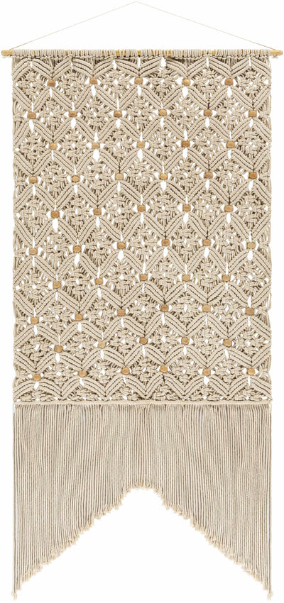 Ever Beige Boho Macrame Tapestry