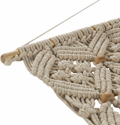 Ever Beige Boho Macrame Tapestry