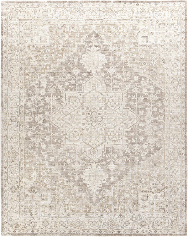 Evercreech Hand Knotted Viscose&Wool Area Rug