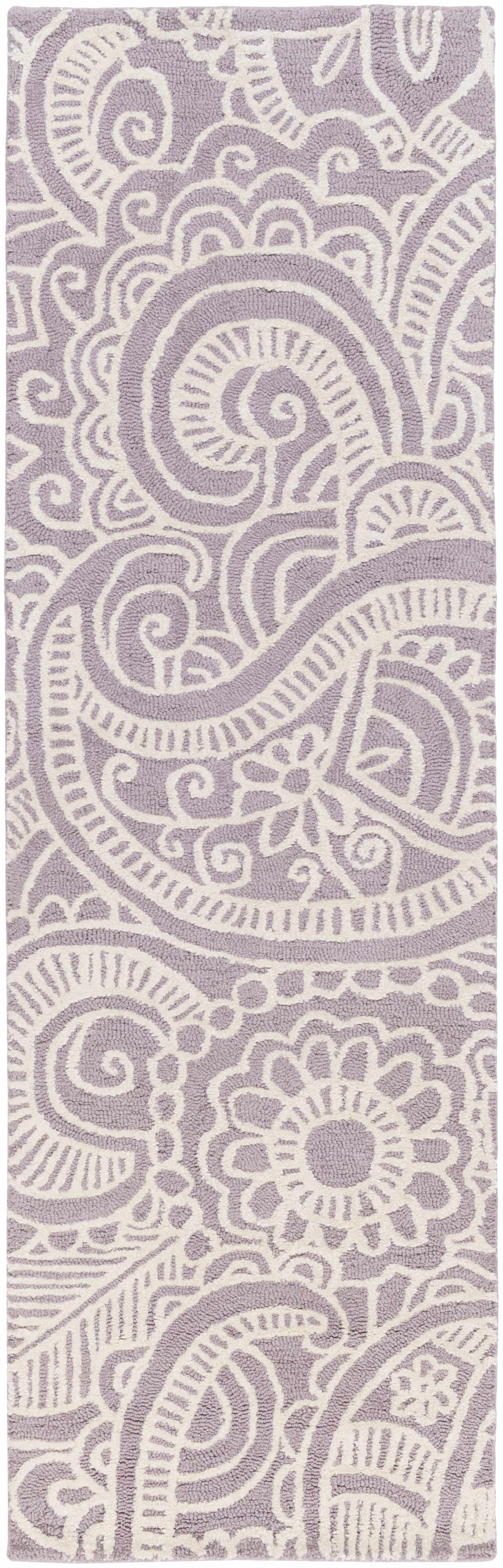 Reverse side of Evington Area Rug - Clearance, focusing on underside structure and material.Transitional Area Rug Backing Canvas 2'6" x 8' Runner