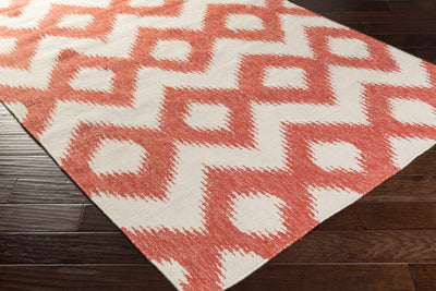 Oradell Red Ikat Wool Rug - Clearance