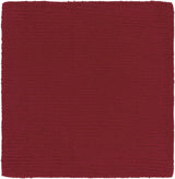 Brockton Solid Wool Crimson Red Area Rug - Clearance