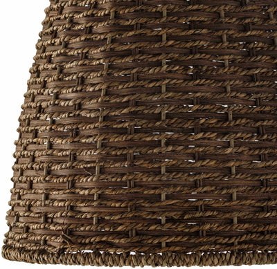 Ferreyres Southwestern Dark Brown Rattan Pendant