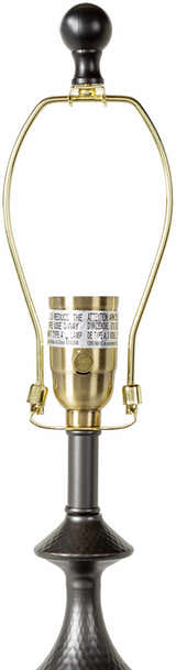 Oberkirch Black Metallic Table Lamp - Clearance