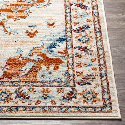 Liciada Beige & Rust Area Rug - Clearance