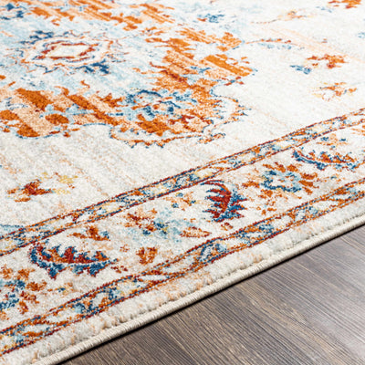 Liciada Beige & Rust Area Rug - Clearance