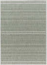Madras Natural Gray Green All Over Performance Area Rug with geometric, diamond, and chevron patterns. Design-Rectangle-537