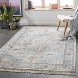 Fernhurst Distressed Beige Viscose&Cotton Rug - Clearance