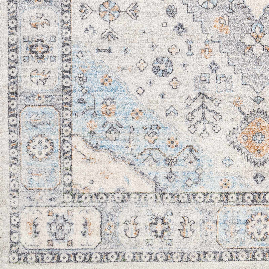 Fernhurst Distressed Beige Viscose&Cotton Rug - Clearance