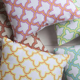 Lawtey White Geometric Accent Pillow - Clearance